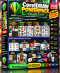 CorelDRAW Powerpack Collection 2026 – 30K+ Vectors, Cliparts & Premium Design Bundle