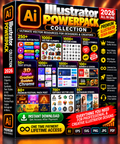 Illustrator Powerpack Collection 2026 – Premium Vector & Design Bundle